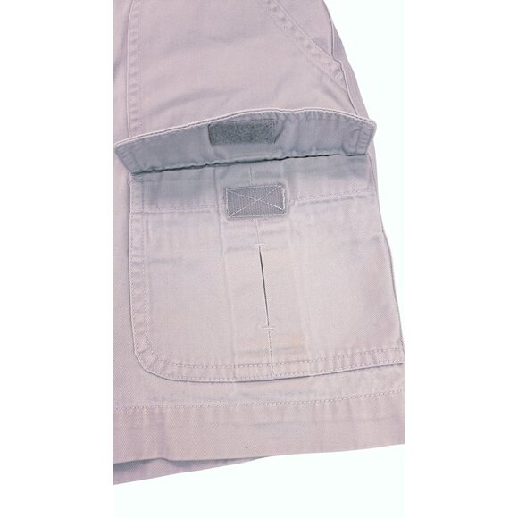 Vintage Marsh Landing Petite Khaki Cargo Shorts Women Size 6P Tan 6 Pockets - Picture 3 of 8